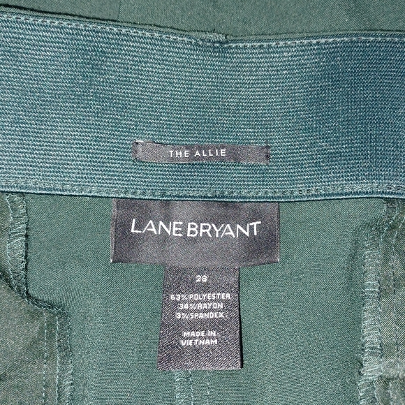 Lane Bryant Allie Hunter Green Ankle Pants - Picture 5 of 6